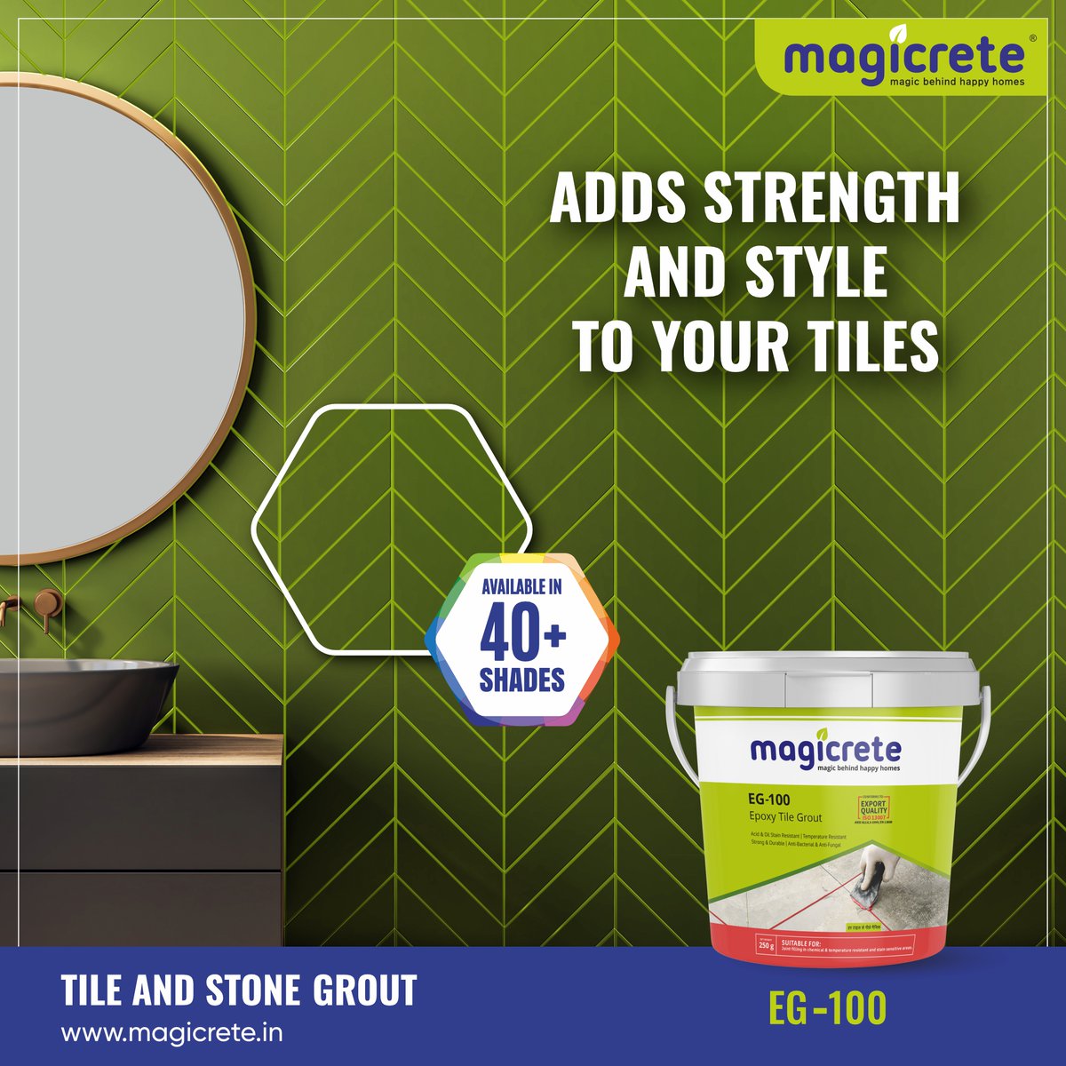 magicrete's tweet image. Professional Results Made Easy! 🛠️🏡

#Magicrete #TileGrout #TilingWork #TilerWork #Grouting #MetroTiles #ConstructionChemicals #TileContractor #TileInstallation #InteriorDesign #Epoxy #HomeConstruction #Renovation #IndianInteriorDesign