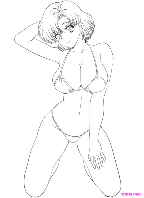 水野亜美描きました!#セーラーマーキュリー#セーラームーン #SailorMoon 