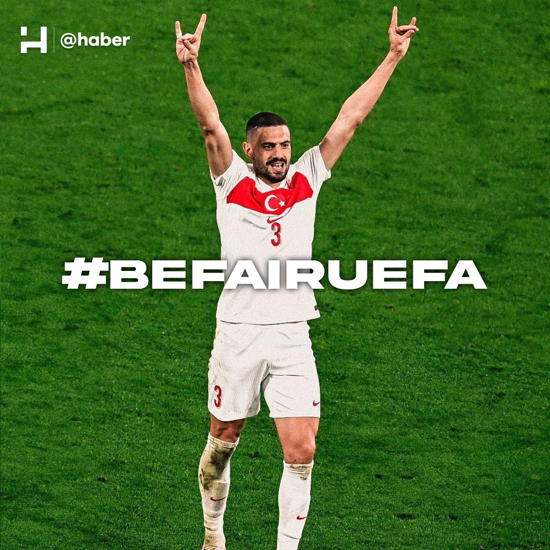 Haber's tweet photo. #BeFairUEFA https://t.co/OSCHoHLg8N