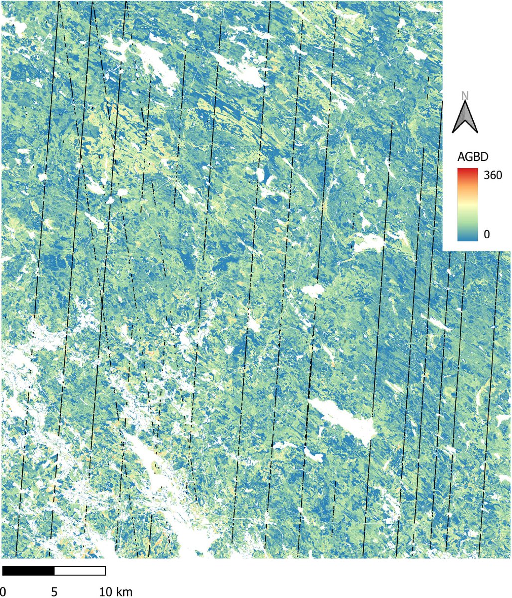 lakorhon's tweet photo. We estimated above-ground biomass of a boreal forest area and its uncertainty using ICESat-2 data and hierarchical hybrid inference. The results obtained in an independent validation matched well with an ALS-based reference estimate. https://t.co/hDSyidbj9G https://t.co/GTrnjqhzHK