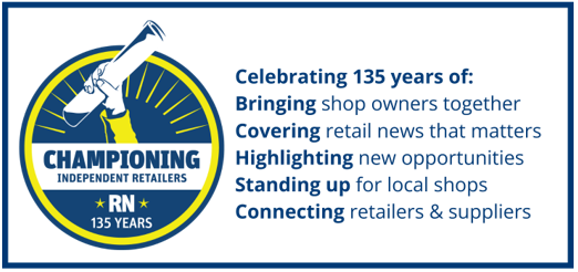 🎉It's our birthday! 🎉 
For 135 years, RN has championed independent retailers, providing industry news and insights to grow your business and sales. Order your copy from your magazine wholesaler or visit hubs.li/Q02FqyV90 and see how RN can help your business thrive!