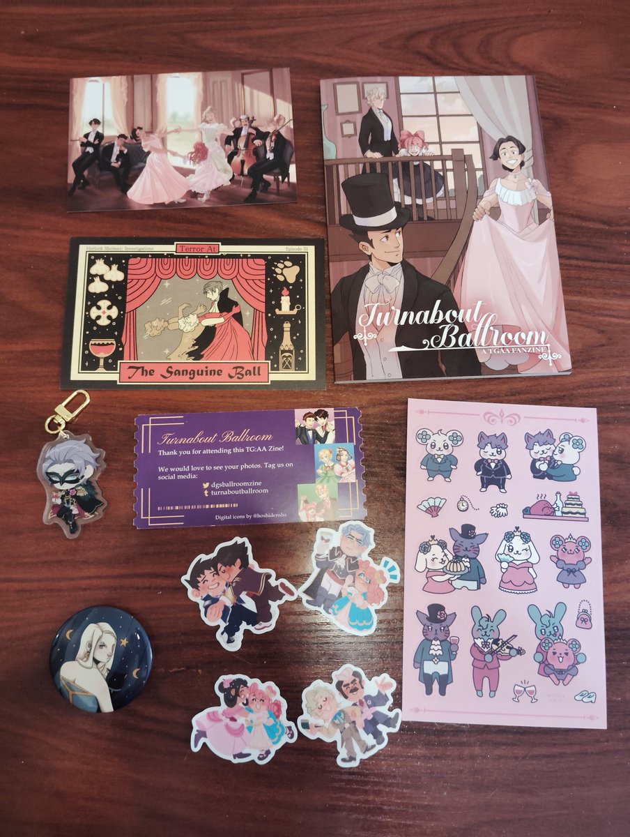 My bundles for <a href="/Paldea_Zine/">Scarlet & Violet Zine: FINISHED!</a> AND <a href="/dgsballroomzine/">Turnabout Ballroom</a> came today!! I worked on both as a mod and honestly I'm so proud of both projects!! Everyone involved did such an amazing job <3