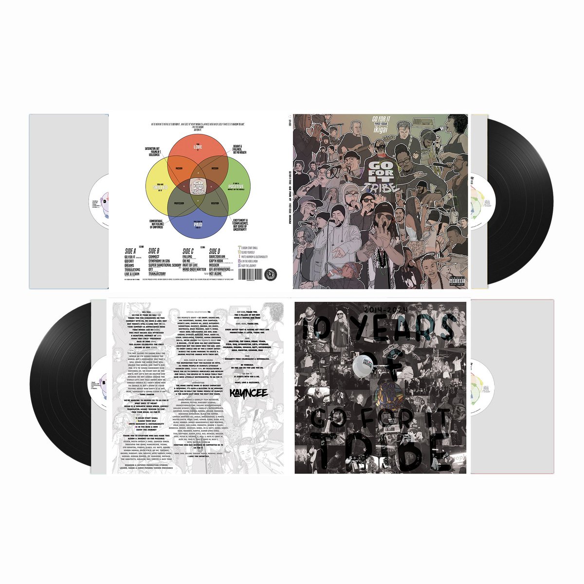 vinyl copies of our debut album #GoForItFirstIssueIkigai will be available very soon! Who wants a copy?

#GoForItTribe #vinyl