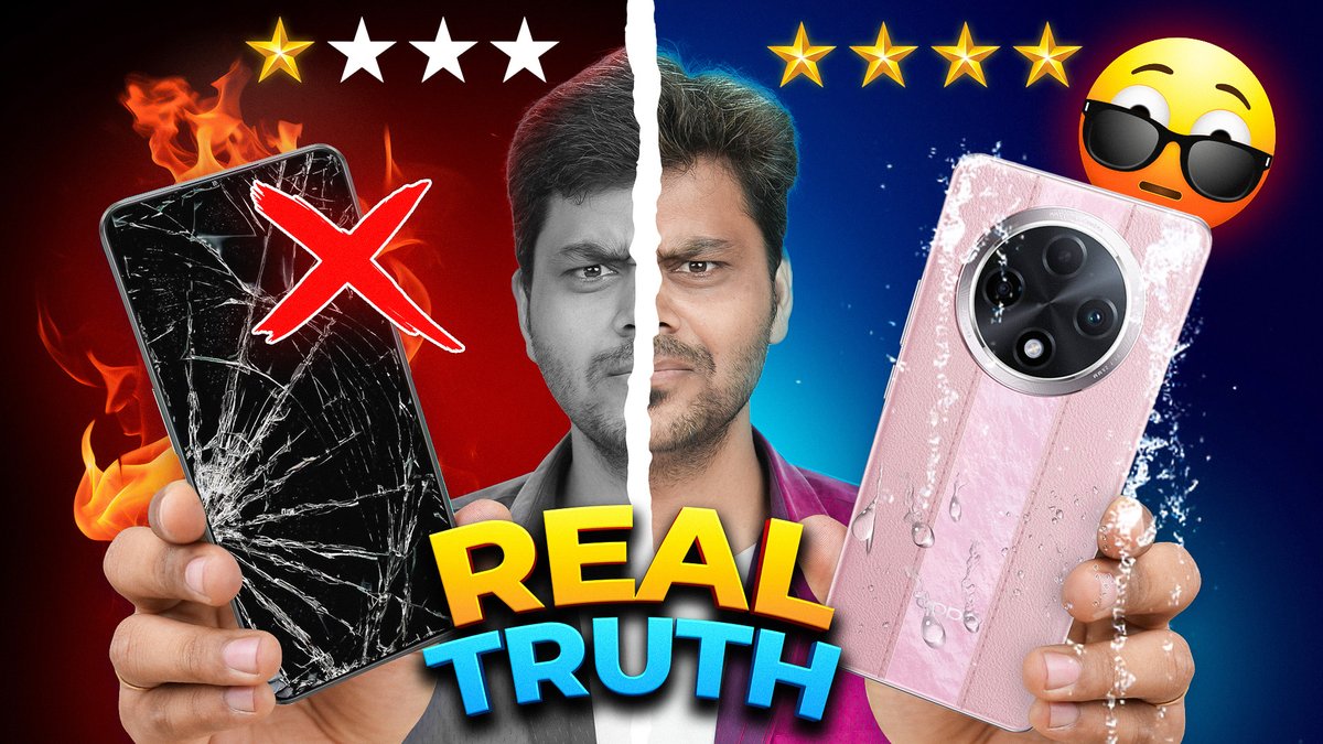 TamilTechOffici's tweet photo. உஷார் ‼️ OPPO F27 Pro Plus 5G - Real Truth of IP69 & Drop Test 🔥 அடேய் ...!! சோனமுத்தா போச்சா!
Watch here : https://t.co/zAoaTZcNcc
The Longest video We Made for a Smartphone :) #SuperTT Share your Feedback
#IP69 #OPPOF27ProPlus #MrTT https://t.co/5Ts2bTi17Z