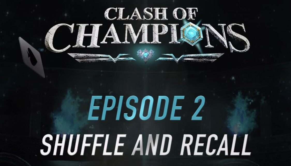 sunnygabr's tweet image. ♥︎ — clash of champions "shuffle &amp;amp; recall archive (trick beberapa champions dalam menghafalkan ± 52 kartu)