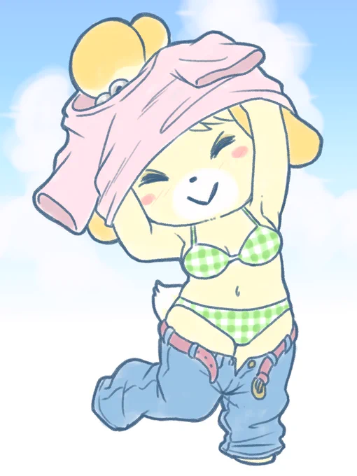 #ビキニの日どれも暑すぎた去年の夏に描いた毎日やつ 
