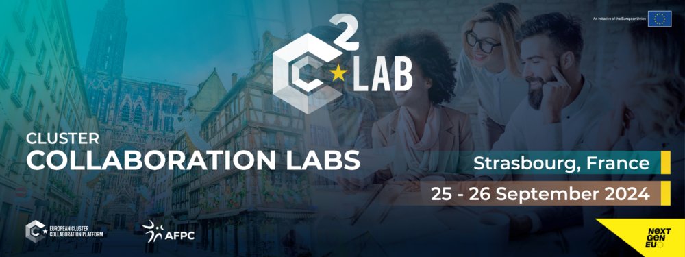 [European Cluster Collaboration Platform ECCP]
 
📢 INSCRIVEZ VOUS au #C2Lab de l'#ECCP qui rassemblera de nombreux clusters
👉 clustercollaboration.eu/content/c2lab-…

 🗓 25 et 26 septembre 2024
 📍 Strasbourg, France