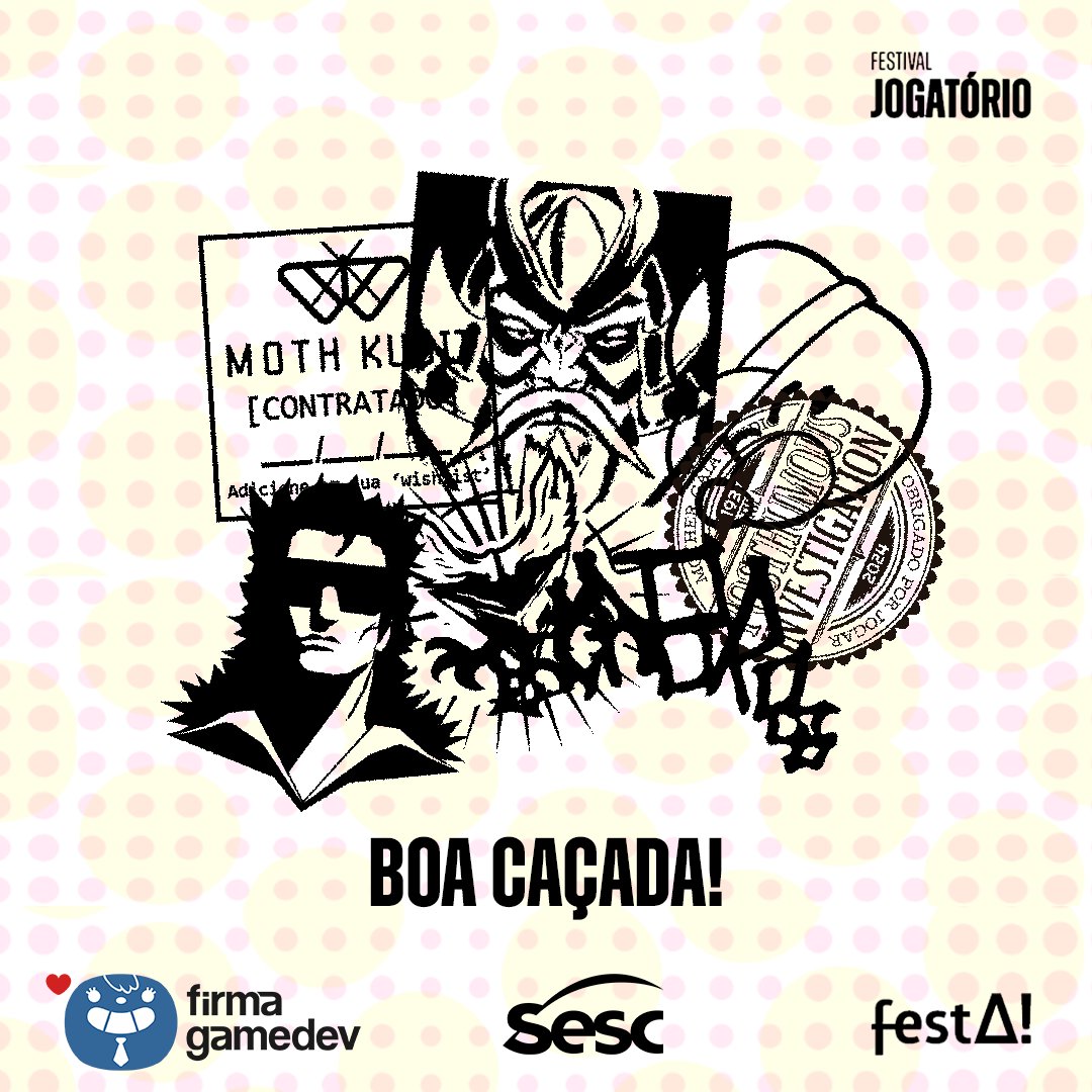 FirmaGamedev's tweet image. PASSAPORTE JOGATÓRIO 2024

🔸 Um livro pra você colecionar os carimbos de todos os jogos e artistas que vão estar no Festival
🔸 Pros completistas: um carimbo final, DLC, extra, surpresa...
🔸 Só R$7,00, disponível pra compra na lojinha da Firma

BOA CAÇADA!!