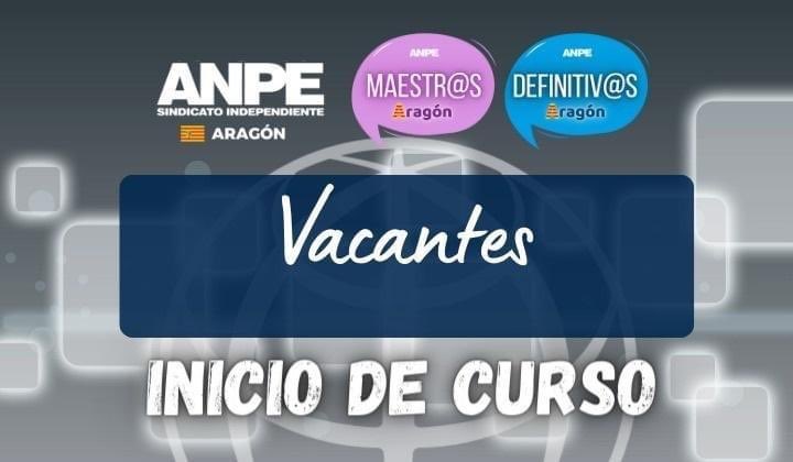 INICIO DE CURSO
📢 Llamamiento para maestros funcionarios de carrera
📆 Presentación de solicitudes hasta las 11h del lunes 8 de julio.
🌐 anpearagon.es/notices/187716
ANPE informa #maestros