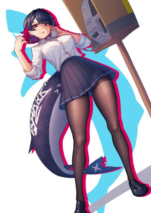 街中で見かけるエレン🦈
#ゼンゼロ  #エレンジョー 