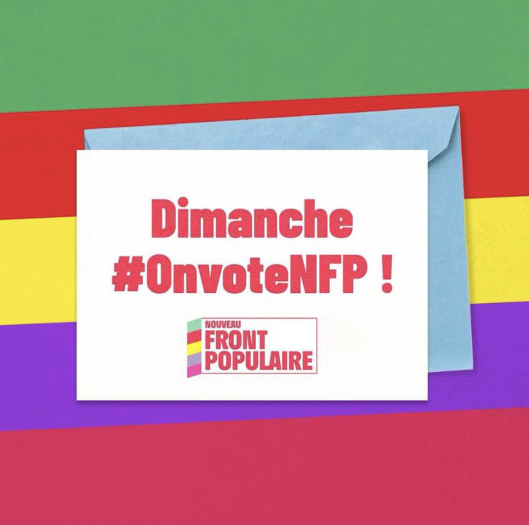 FEWasquehal's tweet photo. 🟢🔴🟡🟣 dimanche 7 juillet #OnvoteNFP , on vote ⁦@karima_chouia⁩ , #circo5907🟣🟡🟢🔴 https://t.co/6BmHyp8V4I