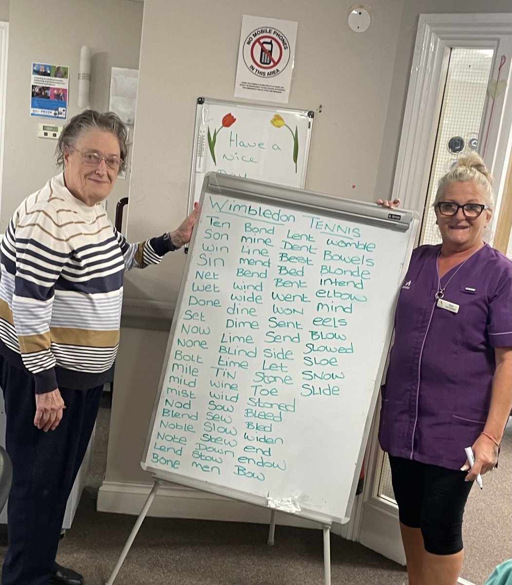 #Wimbldon quiz competition today. Well done Lavender for winning 🥇🏆