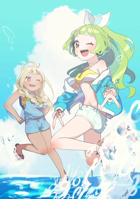 夏満喫しよ! #駅メモファンアート