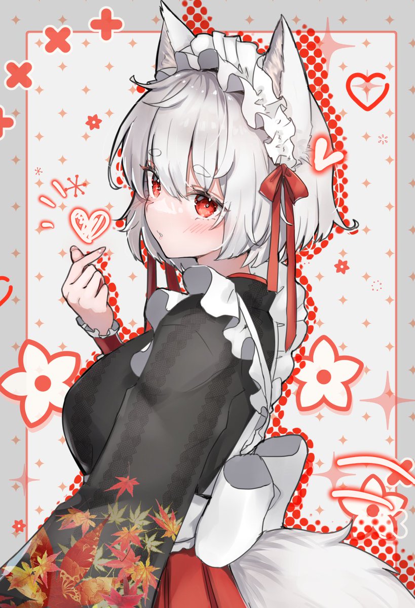shirayuki_epe's tweet photo. 椛和服メイド！！
#東方Project https://t.co/CPdJydGviY