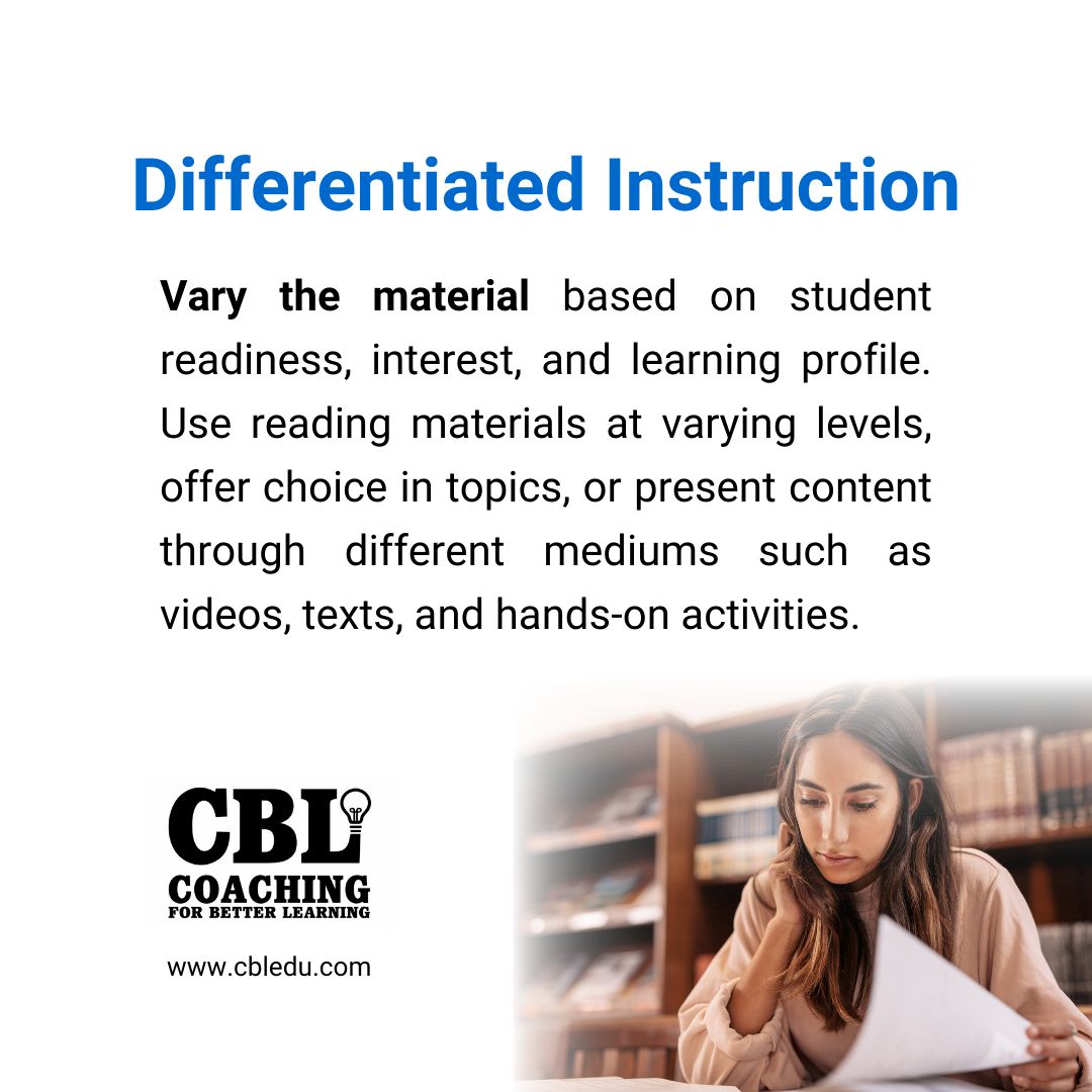 CBLTextbooks's tweet image. What teaching strategies do you use to meet individual student needs, abilities, and interests?

Let&apos;s discuss!

#teachingtips #classroompractices #differentiatedinstruction #inclusiveteaching #education #adulteducation #adulted