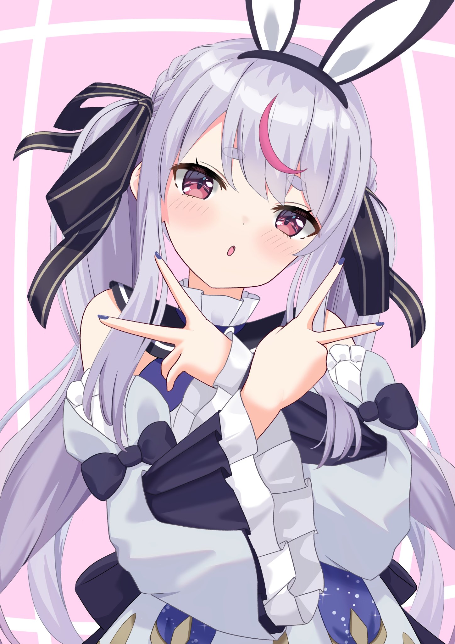 兎咲ミミ 4周年 記念 アクリルクロック 兎咲ミミ 4周年記念2024