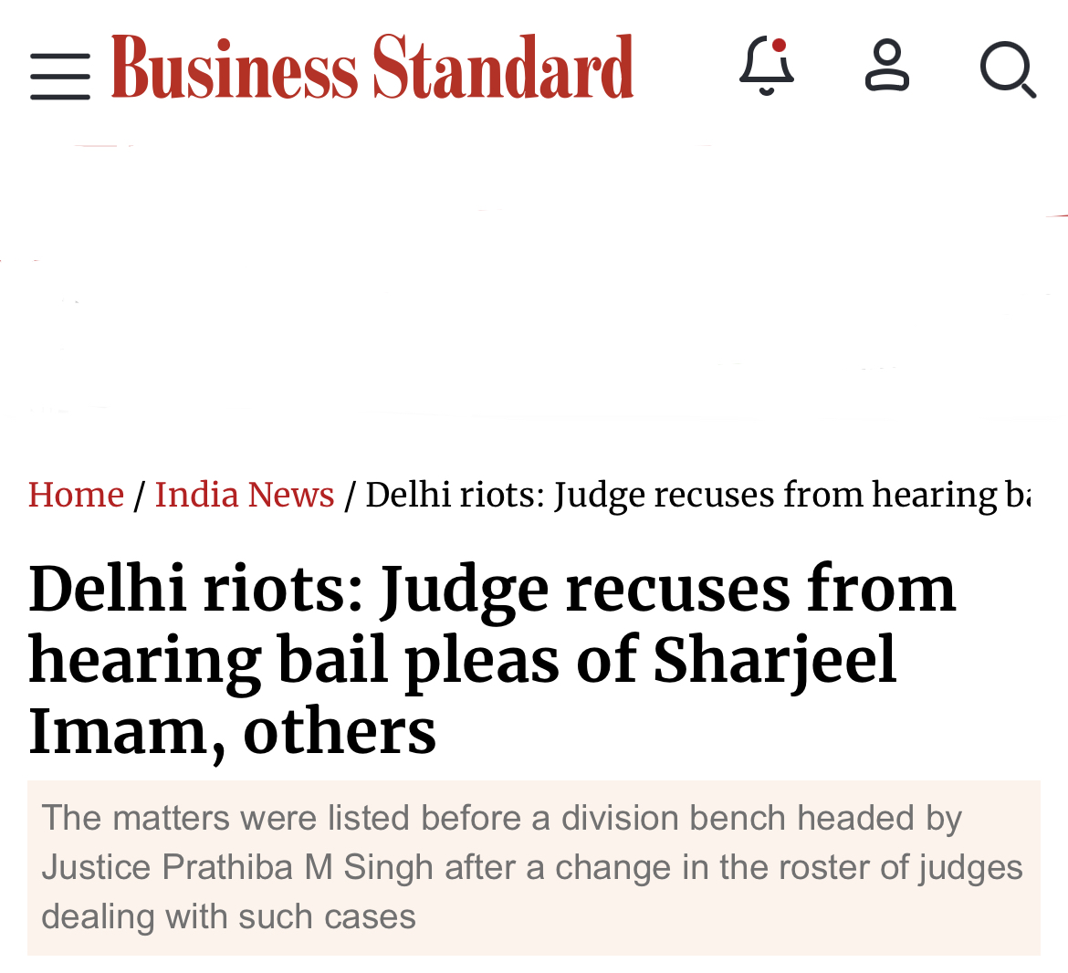 SauravDassss's tweet photo. Can you believe this? The apathy of the Delhi High Court on display here is baffling! This is the Delhi Riots larger conspiracy case. Nine Muslims have been incarcerated on flimsiest of flimsy charges under the UAPA for MORE THAN four years. All that they ask for is bail. Their bail pleas were listed 34 to 60 times (as of December 2023), and despite reserving judgment for more than six months in some of these cases, the first two judges failed to deliver their verdict. One of the judges was later transferred (Justice Siddharth Mridul). The case kept hanging and had to be heard, all over again, by a fresh Bench. From January 2024, a new Bench started hearing the bail pleas. A couple of them were rejected. One of the rejected cases went to the Supreme Court and was listed before Justice Bela Trivedi, who also rejected the bail. The remaining accused continued their arguments before the Delhi HC, with some even finishing them. Despite this, all cases continued to be listed together and even those cases where arguments were completed, a judgment was not delivered. Now, the Chief Justice of the High Court has changed the roster of the judges, and YET AGAIN, a new Bench has to hear the arguments ALL. OVER. AGAIN. To add a cherry on top, one of these judges has now recused. Now, another new judge has to be nominated to hear these bail pleas. Meanwhile, all the accused continue to remain in jail. Their lives, devastated. Their businesses, devastated. Their families' lives, devastated. Their health, both mental and physical, gone. All because certain Lordships and Ladyships failed to ensure bail pleas are expeditiously heard. While the Chief Justice of India, D Y Chandrachud, can go on eloquently lecturing about personal liberty and expeditious bail hearings, what did he do when one of these accused challenged his bail rejection before the Supreme Court? He marked it to Justice Bela Trivedi. Out of all the 12 Benches that could hear criminal cases, Bela Trivedi's bench. Do you still think there is NO political pressure here? SHAM and SHAME.