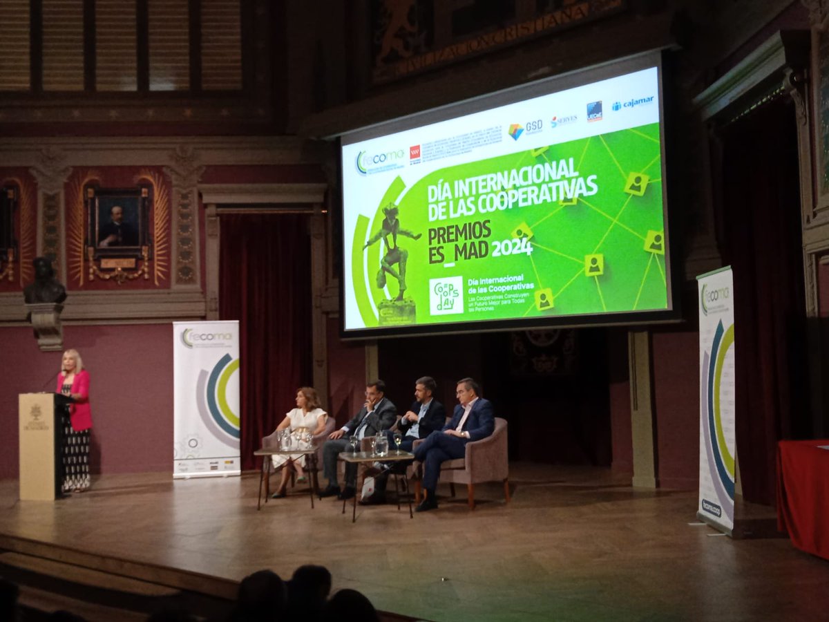 agrestascoop's tweet photo. Celebrando el #DíaInternacionalDeLasCooperativas en la entrega de los #PremiosES_MAD

#CoopsDay
#CoopsDay24
#economiasocial https://t.co/czdAvuI0ml