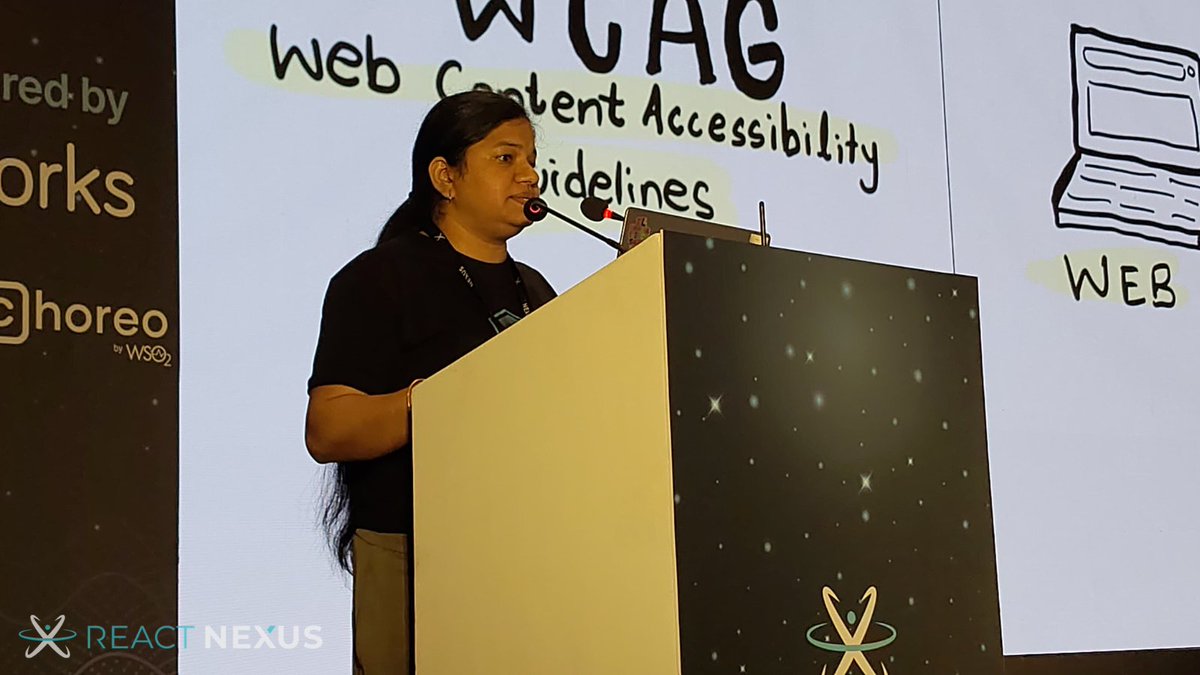 ReactNexus's tweet image. The Amazing @hellonehha has joined the stage and she is speaking on Enhancing Accessibility in React Native TV Applications!! 🖥️🚀
#ReactNexus2024 #ReactNexus