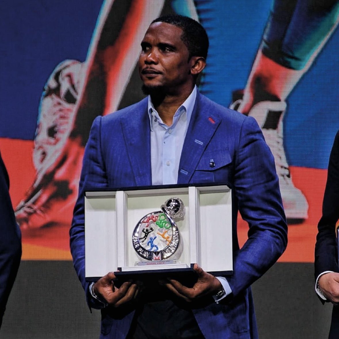 starsonfield's tweet image. 28° Premio Internazionale
Fair Play Menarini
.
#StarsOnField #Sof #FabioCannavaro #SamuelEtoo #FairPlayMenarini