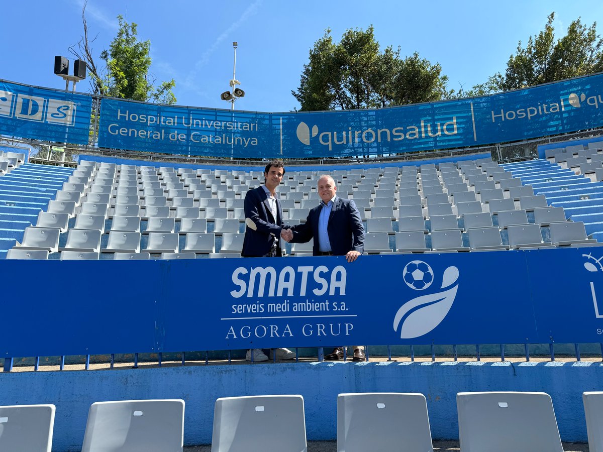 ✍🏼 <a href="/SmatsaSbd/">SMATSA</a> renova el seu acord amb el <a href="/CESabadell/">CE Sabadell 🧅</a>

🔗 bit.ly/3Y9Sis3

💛 Fem ciutat 💚 

#AMQM