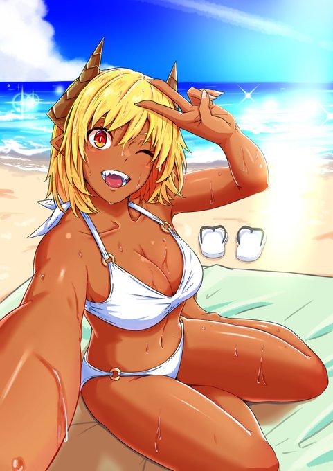 #ビキニの日 
きょねんかいたやつ 