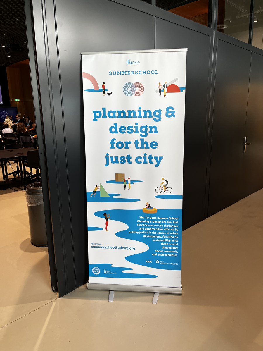 Very happy to deliver a lecture on Spatial Justice in Practice at the TU Delft Summer School this morning! #spatialjustice