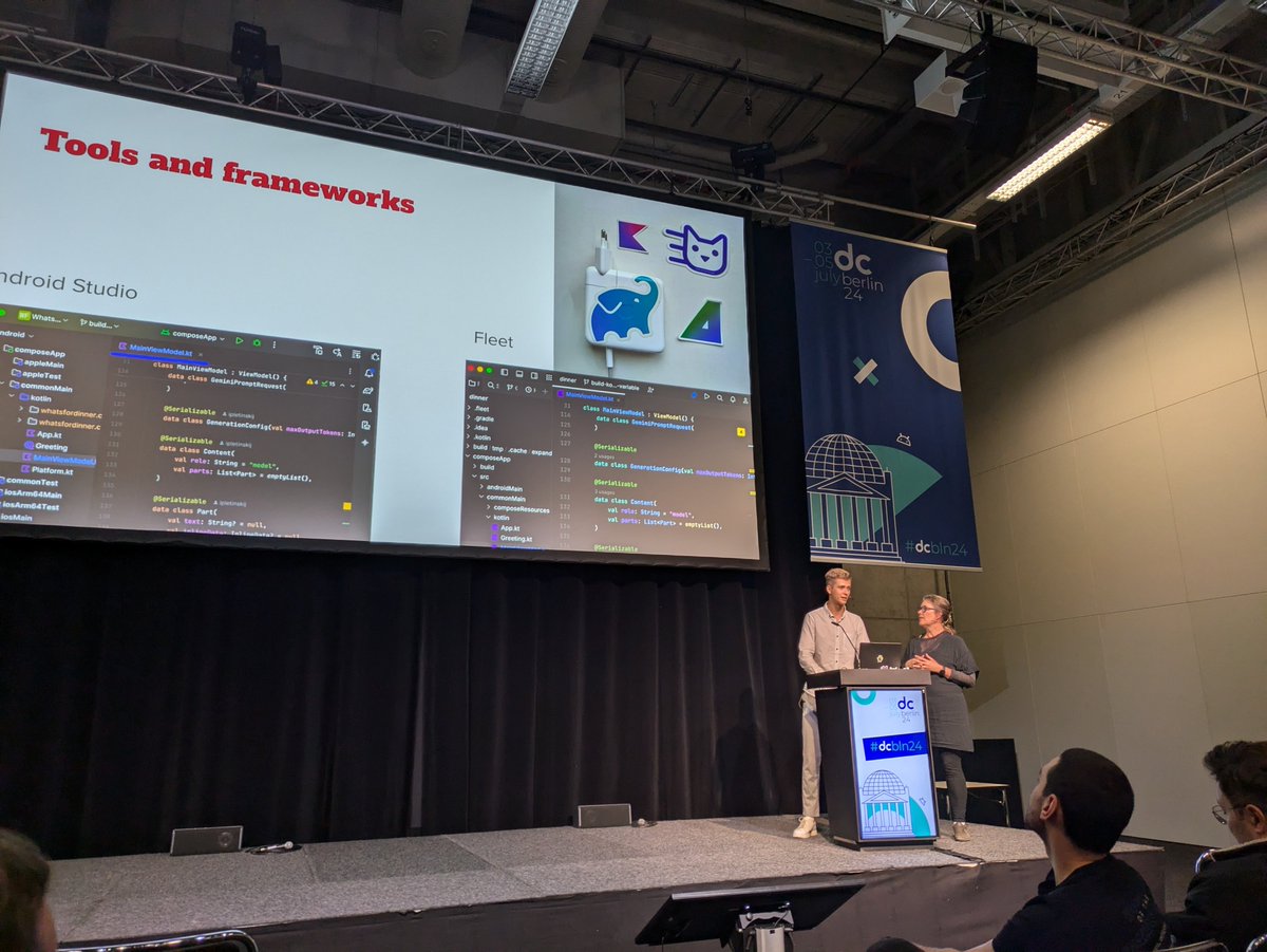 kikermo's tweet photo. Learning to cook with AI thanks to Maia and Ivan Pletinskij @droidconBerlin #dcbl https://t.co/e8qcAYLEz8