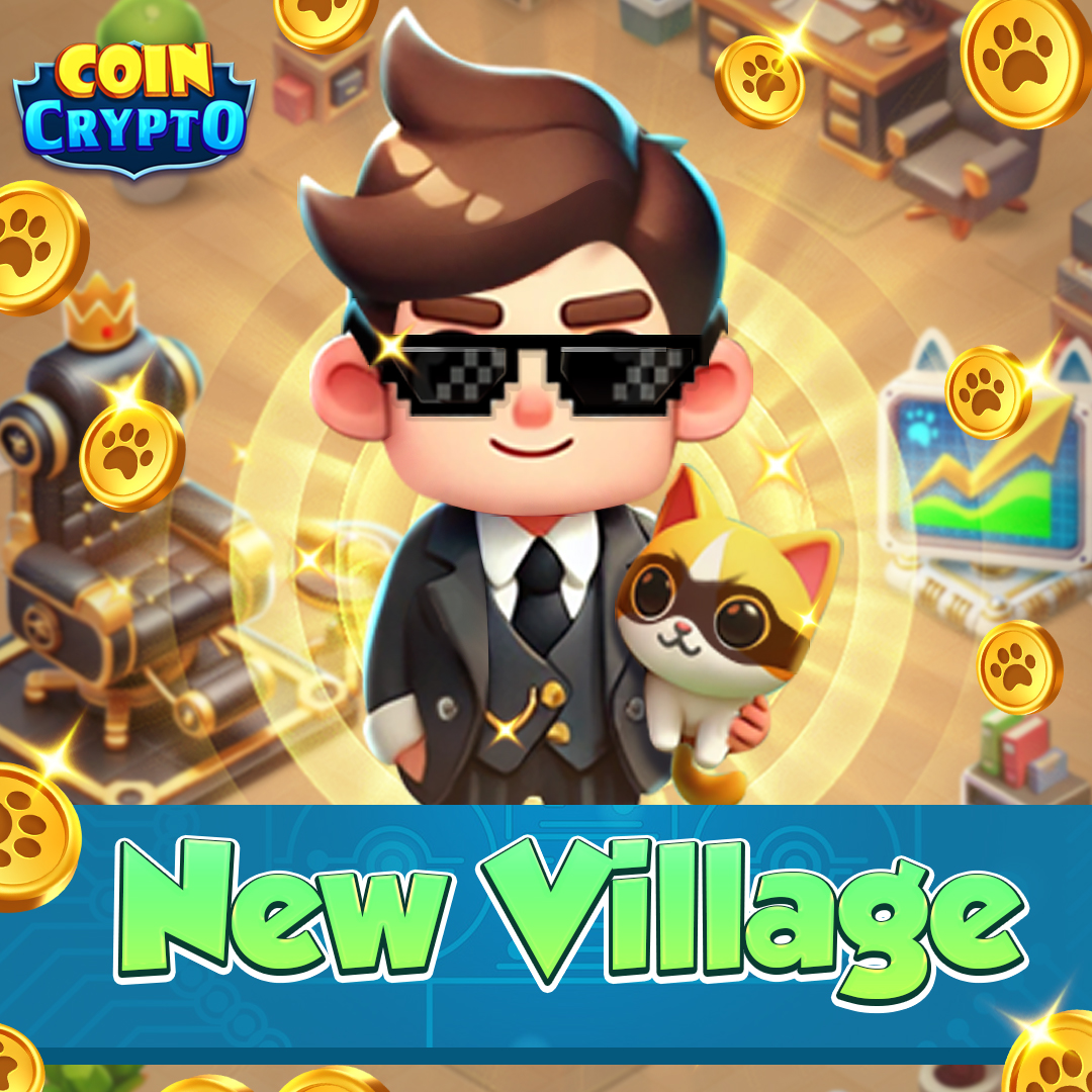 🔥 New Village Unlocked: Crypto Space! 🔥

➡️ Play now: t.me/CoinCryptoGame…

Hey CoinCrypto Warriors!

💼 We're thrilled to reveal our latest village, Crypto Space, in CoinCrypto! 🏢

🏠 This new village features an office boss theme, symbolizing wealth and success. Build
