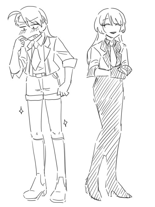 これは赤と青が黄の衣装着たオフショット 