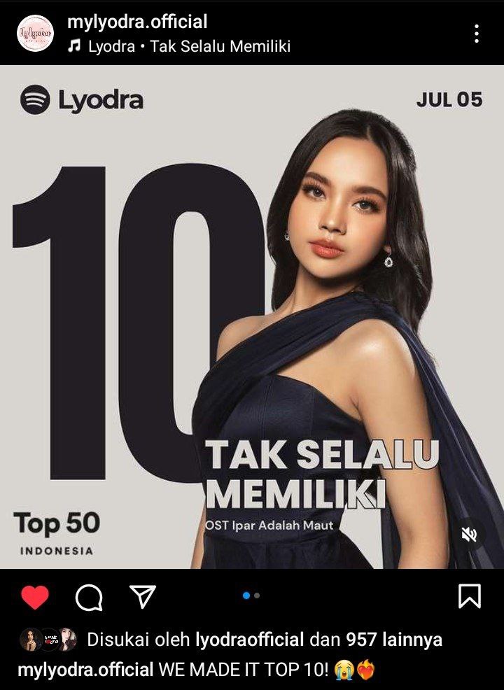 myly! finallyyyyy. kalian keren bgt guysss! tetep kompak terus yak🫶

sekalian top 1 gaksii, nanggung tinggal 9 tangga lagi😆semangat ngonten dan streaming mylyy <3