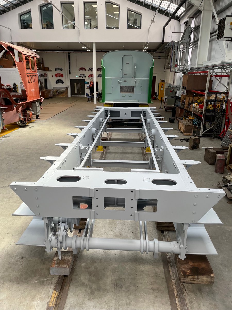 First opportunity to view the newly delivered P2 tender frames at Darlington Locomotive Works. Come along and see the progress for yourself!

Open day, tomorrow, 6th July
10:00-15:00
Bonomi Way, DL3 0PY
Free entry