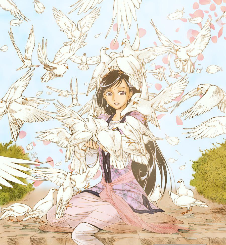 Amores, si queréis un manga con un dibujo tan preciosista como el de Atelier y que además también tiene un cast femenino (y dicho sea de paso, es un tributo a la mujer del S. XIX de Asia Central), dadle una oportunidad a “bride stories” de la GRAN Kaoru Mori, un imprescindible💗