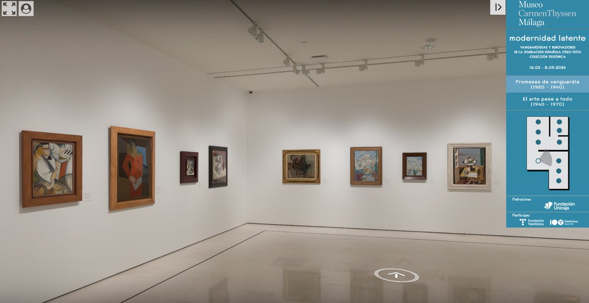 thyssenmalaga's tweet photo. ¿Has visitado ya #ModernidadLatente?

Si no puedes venir a conocerla presencialmente, recuerda que puedes realizar una #VisitaVirtual autónoma o hacerlo de forma guiada.

🔎https://t.co/FtE3S5jaWn

Exposición con la colaboración de @fundacionTef y el patrocinio de @FundUnicaja https://t.co/lwAGElJx09