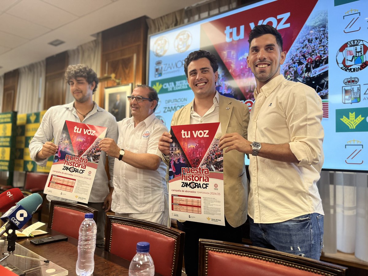 ZCFoficial's tweet photo. TU VOZ, NUESTRA HISTORIA♥️⚽️|

Ya está aquí la nueva Campaña de Abonados para la temporada 24/25😍💪🏻

¡Entra en el link y descubre todos los detalles! 👏🏻🤩

https://t.co/2jia6aP0Ub

#VamosMiZamora https://t.co/WIT548oPkw