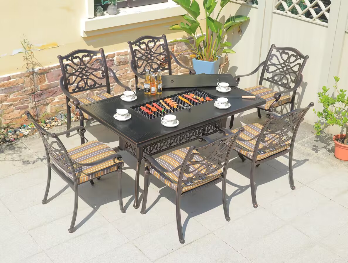 CHOUVANT's tweet image. The perfect combination for enjoying an outdoor barbecue! Our cast aluminum chairs match perfectly with BBQ tables for ultimate comfort and functionality
Read more: shangshifurniture.en.alibaba.com
Contact:admin@fsshangshi.net
#chouvant #outdoorfurniture #BBQtable #castaluminumchairs