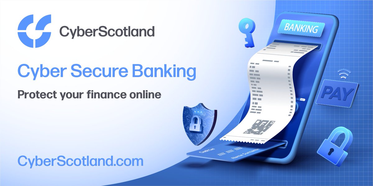 CyberResScot's tweet photo. 🔒Enhance your financial security online with our new #CyberSecureBanking guidance for:
🔵Online threats
🔵Best practice for individuals
🔵Best practice for organisations
Check out the new guidance here ➡️https://t.co/N7JygJ3DGU
#CyberScotland https://t.co/DAhEuPL7DZ