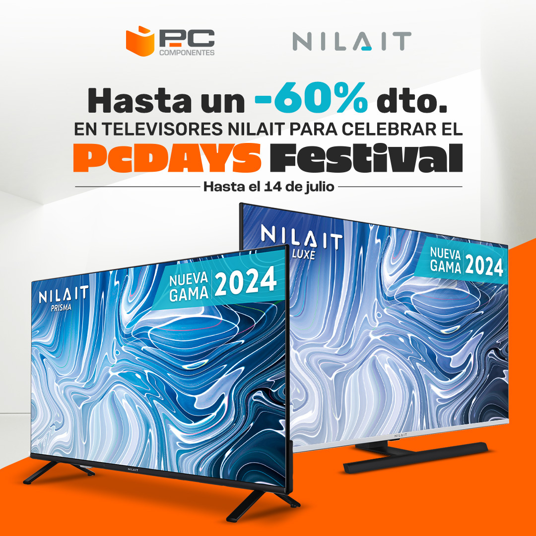 Nilait (@nilait_es) on Twitter photo ⬇️ Esto no te lo quieres perder ⬇️
😮 Descubre los 𝗗𝗘𝗦𝗖𝗨𝗘𝗡𝗧𝗢𝗦 𝗲𝗻 𝗧𝗲𝗹𝗲𝘃𝗶𝘀𝗼𝗿𝗲𝘀 𝗡𝗶𝗹𝗮𝗶𝘁 por el #PcDays Festival de <a href="/pccomponentes/">PcComponentes</a>
¡Vamos! 👉 bit.ly/3zvUtvC ⬇️ Esto no te lo quieres perder ⬇️
😮 Descubre los 𝗗𝗘𝗦𝗖𝗨𝗘𝗡𝗧𝗢𝗦 𝗲𝗻 𝗧𝗲𝗹𝗲𝘃𝗶𝘀𝗼𝗿𝗲𝘀 𝗡𝗶𝗹𝗮𝗶𝘁 por el #PcDays Festival de <a href="/pccomponentes/">PcComponentes</a>
¡Vamos! 👉 bit.ly/3zvUtvC