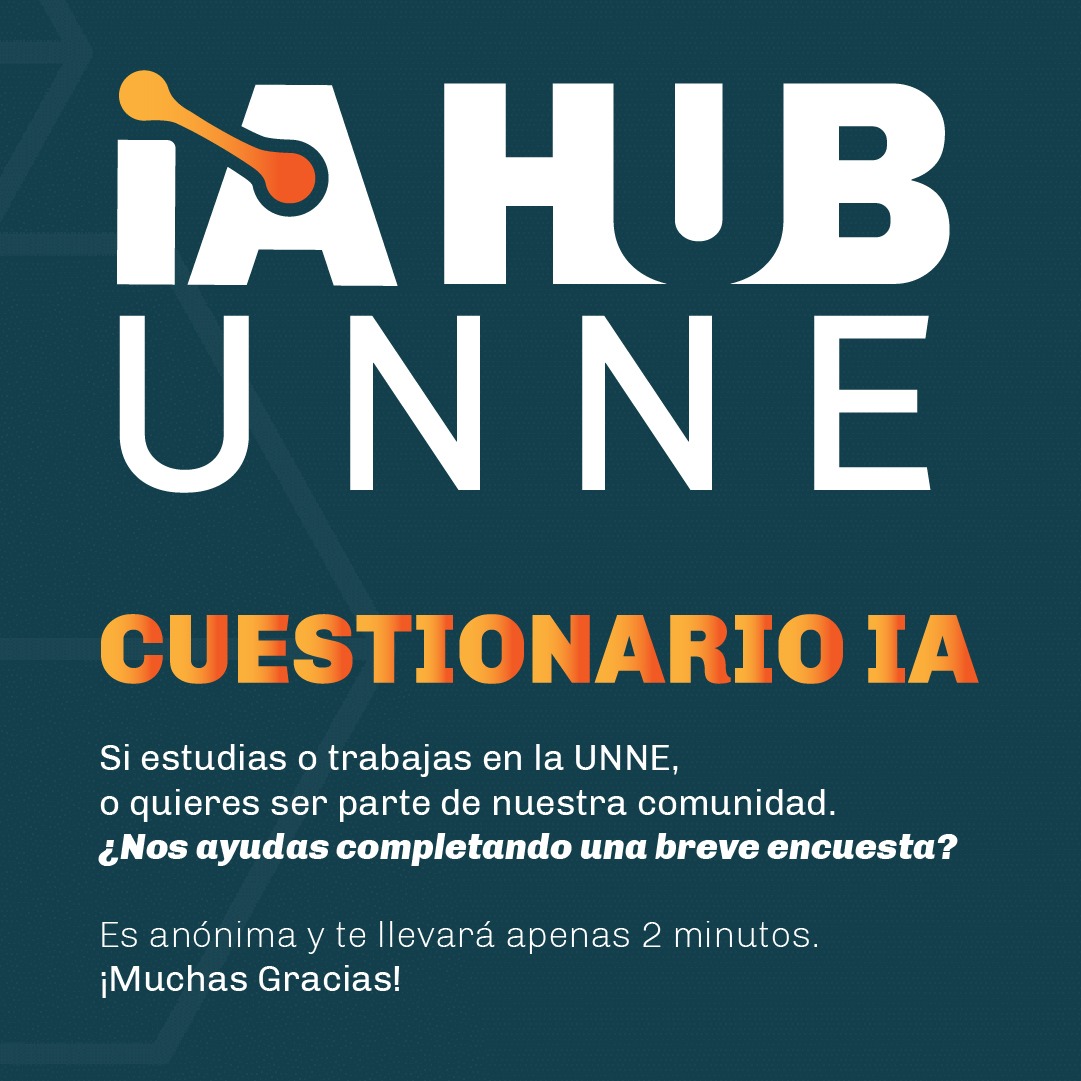 Participá de la ENCUESTA!
SIED-UNNE, invita a la comunidad de nuestra Universidad a participar de una encuesta, denominada "Cuestionario IA".
Para acceder a la encuesta ingresá a: virtual.unne.edu.ar
ó bien a:
docs.google.com/forms/d/e/1FAI…
Gracias!