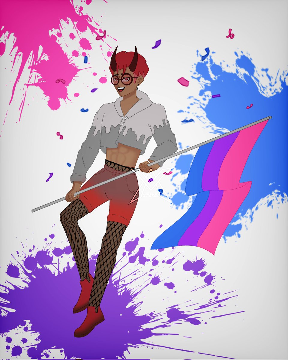 VrenzAlicorr's tweet photo. Happy Pride Yall 🏳️🌈❣️
Dont be shy to show your true color and just be who you are🩷💜💙
#VAarts #Drawing #Art #ibispaint #trend #oc #originalcharcter #Pride2024 https://t.co/DakqbPUPzL