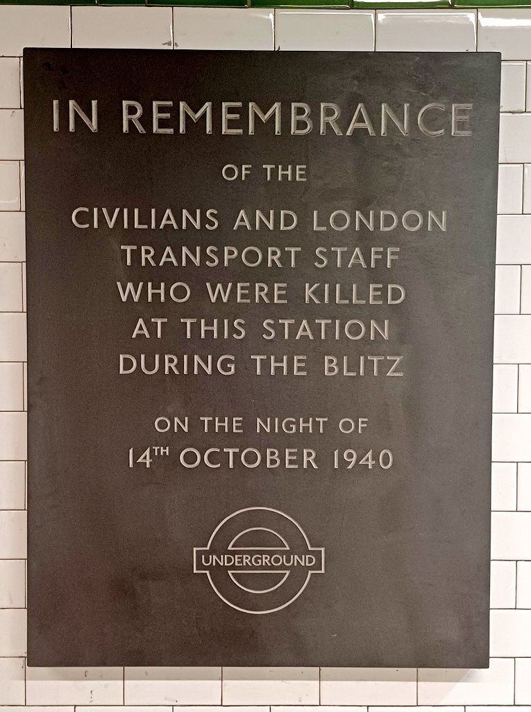 #TfLArchitecture Balham was only three years after Clapham Common, but the difference in Holden's work is amazing.  Much more spacious, and a style that is looking forward to Deco / Moderne and his great works of the 1930's.   Also a WW2 tragedy not to forget.