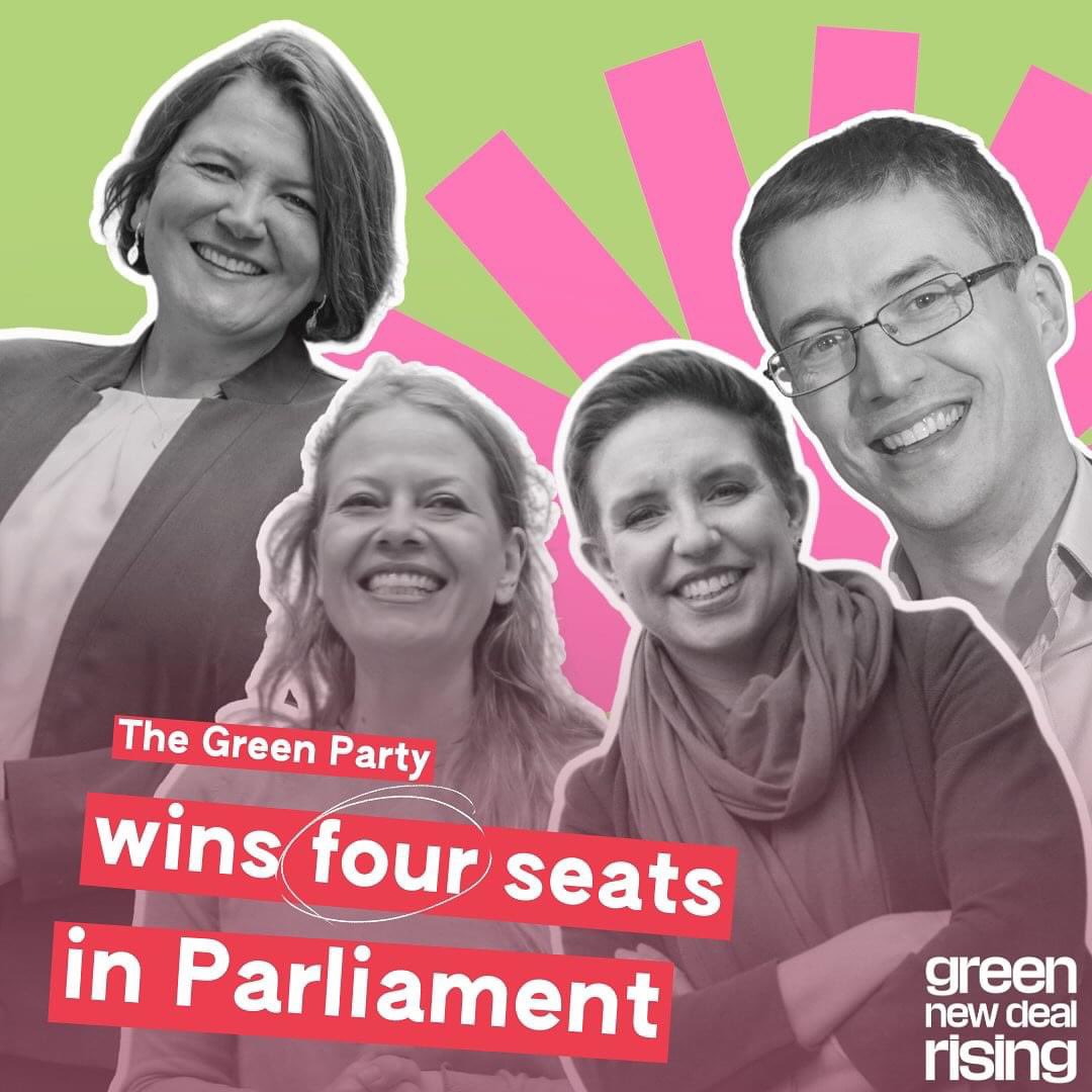 Incredible!! Well done to all involved in making our goals achievable! 👏

We have <a href="/TheGreenParty/">The Green Party</a> MPs in all 4 target constituencies 🥳

Excited for the future of Green MPs pushing Labour gov to be braver and bolder 💚

Join the Green Party today ⤵️ 

join.greenparty.org.uk/?mtm_campaign=…