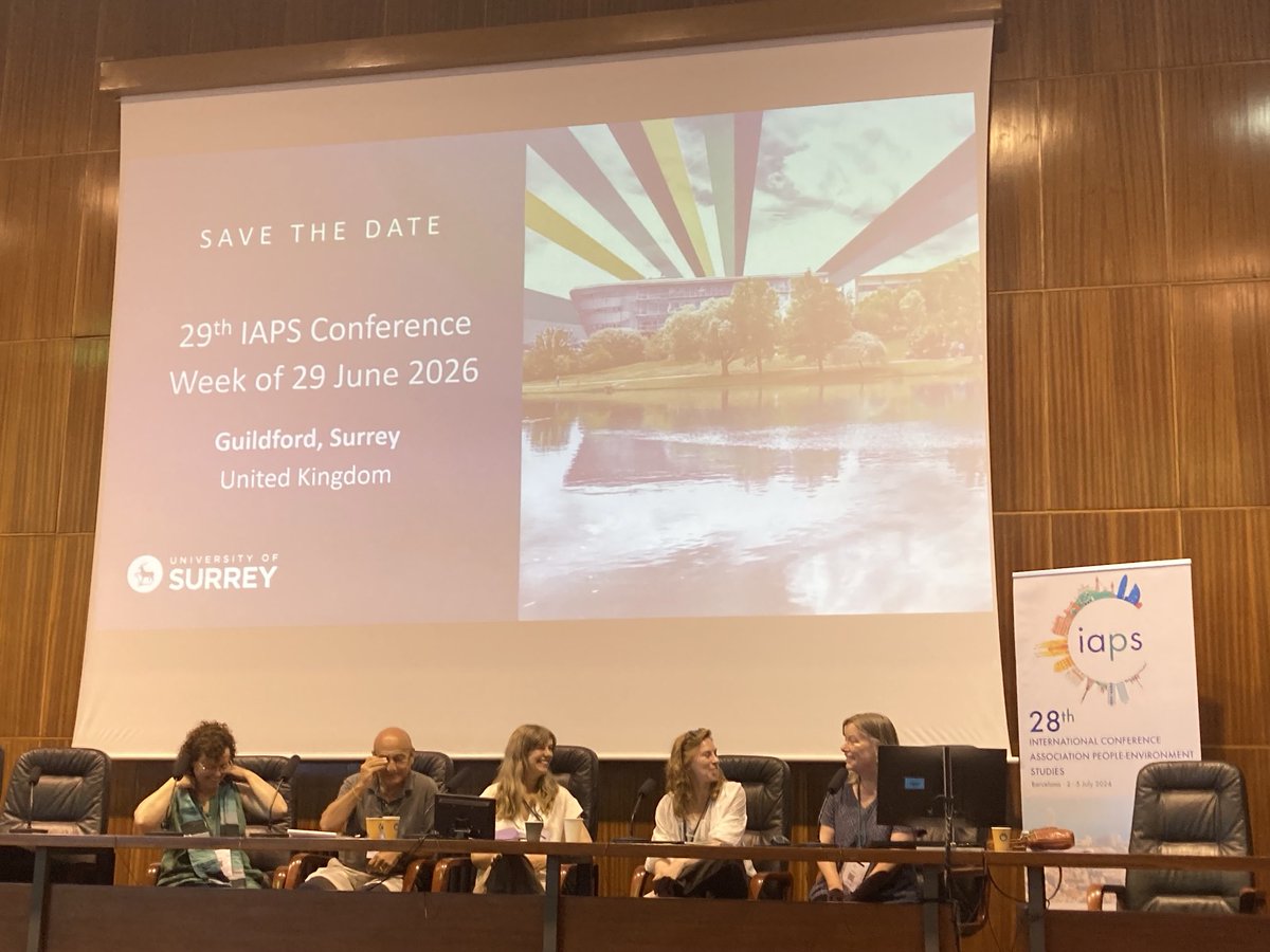 Environmental Psychology Research Group (@eprg_surrey) on Twitter photo We are proud to host the next <a href="/IapsAssociation/">IAPS association: @iaps-association.bsky.social</a> conference ā¦<a href="/UniOfSurrey/">University of Surrey</a>ā©, hosted by ā¦<a href="/EPRG_Surrey/">Environmental Psychology Research Group</a>ā©, <a href="/SurreyPsych/">Surrey Psychology@surreypsychology.bsky.social</a>, ā¦<a href="/SurreySustain/">Institute for Sustainability-University of Surrey</a>ā© & <a href="/_ACCESSnetwork/">ACCESS Network</a>ā© We are proud to host the next <a href="/IapsAssociation/">IAPS association: @iaps-association.bsky.social</a> conference ā¦<a href="/UniOfSurrey/">University of Surrey</a>ā©, hosted by ā¦<a href="/EPRG_Surrey/">Environmental Psychology Research Group</a>ā©, <a href="/SurreyPsych/">Surrey Psychology@surreypsychology.bsky.social</a>, ā¦<a href="/SurreySustain/">Institute for Sustainability-University of Surrey</a>ā© & <a href="/_ACCESSnetwork/">ACCESS Network</a>ā©
