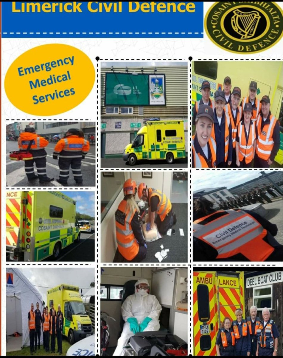 @limerickcd (@limerickcd) on Twitter photo Limerick Civil Defence is a multi-skilled organisation.
Our Vols. Are trained in the following:-
CFR & CFRa
FAR
EFR
EMT
#YourCouncilDay
#OurVolsock👏👏👏 #LimerickEdgeEmbrace #Limerick <a href="/LocalGovIre/">Local Government Ireland</a> #ilovelimerick Limerick Civil Defence is a multi-skilled organisation.
Our Vols. Are trained in the following:-
CFR & CFRa
FAR
EFR
EMT
#YourCouncilDay
#OurVolsock👏👏👏 #LimerickEdgeEmbrace #Limerick <a href="/LocalGovIre/">Local Government Ireland</a> #ilovelimerick