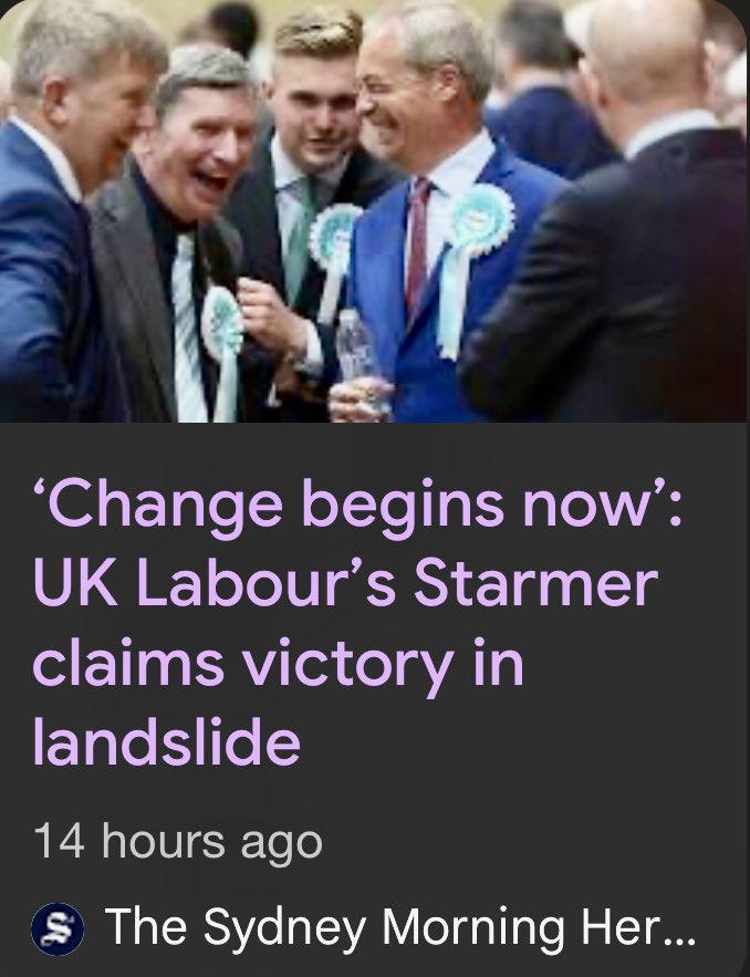 sloppy churnalism: with just 60% voter turnout - nearly the lowest since 1945 - and only 33.8% of votes cast for the winning party - 20.3% of eligible voters - <a href="/Keir_Starmer/">Keir Starmer</a> UK Labour’s victory is hardly a ‘landslide’ - more a symptom of first-past-the-post Westminster decadence