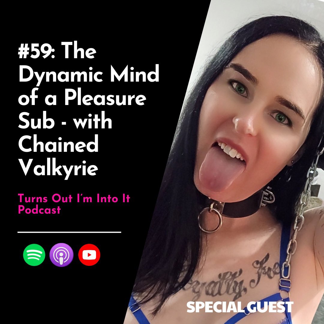 I am so excited to have the incredible Chained Valkyrie on my podcast!!!! She shares so much #kinky wisdom on this episode, it is well worth a listen 🎧 🔥Huge thank you to Valkyrie for being an amazing guest 🙏🏻 

Listen on your favourite platform: turnsoutimintoit.buzzsprout.com/share