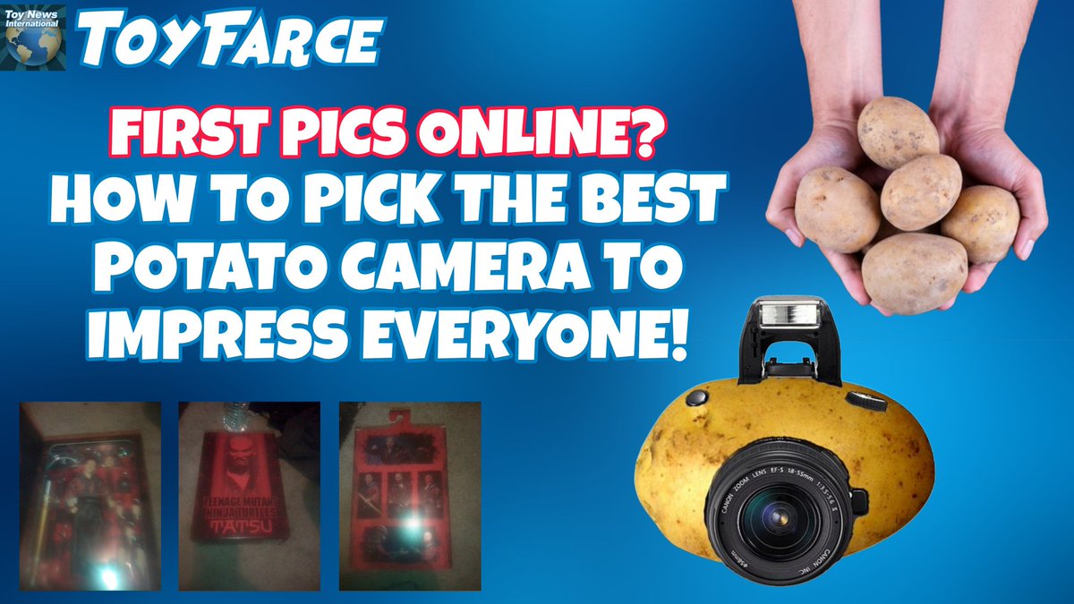 BREAKING NEWS: 
FIRST PICS ONLINE? HOW TO PICK THE BEST POTATO CAMERA TO IMPRESS EVERYONE!
toynewsi.com/484-53513

#toyfarce #potatocamera #potatocameraquality #actionfigures #toys #collectibles #toycollector #toycommunity #toycollecting