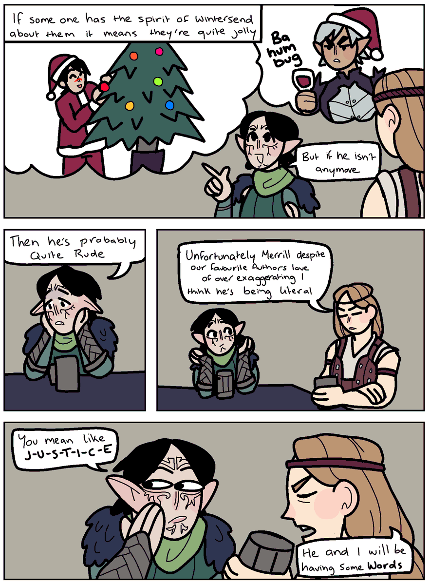 So no tours of the chantry then?

#DragonAge #Avelinevallen #merrill