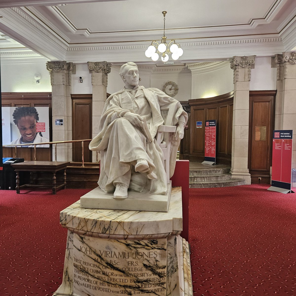 He's given his consent to appear on social social media  <a href="/cardiffuni/">Cardiff University</a>