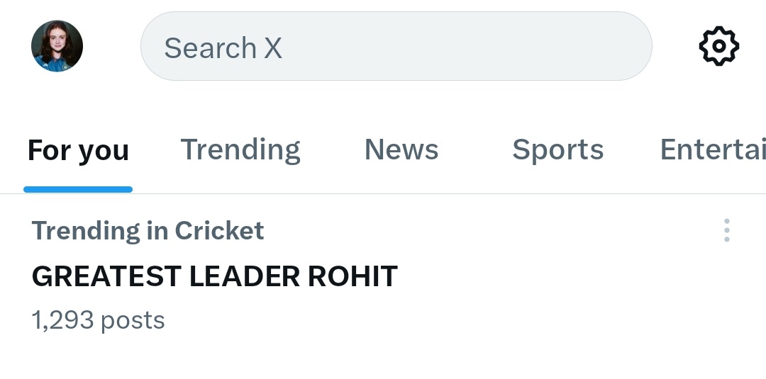 Not even 5% Rohit Sharma fans contributed still we're trending. 

Retweet and support to this trend 🙏🏻

GREATEST LEADER ROHIT